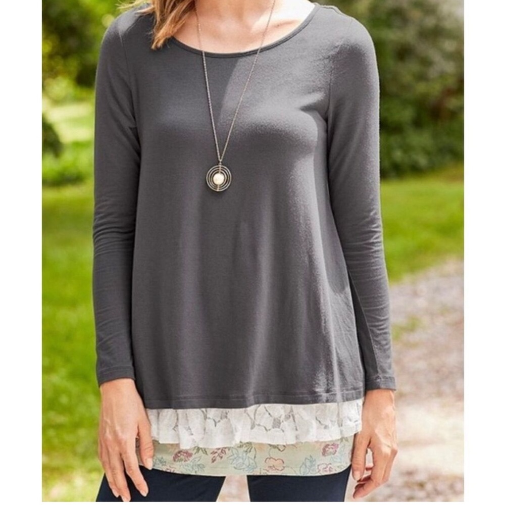 Matilda Jane Grey Long Sleeve Tunic